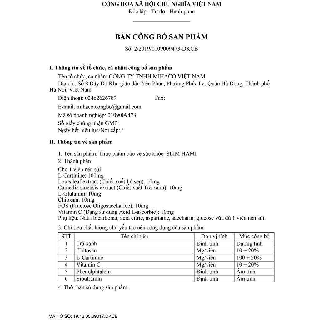 Viên Sủi G͎I͎ảM͎ C͎âN͎ SLIM BODY HAMI G͎I͎ảM͎ Mỡ An Toàn Hiệu Quả Chiết Xuất Trà Xanh | BigBuy360 - bigbuy360.vn