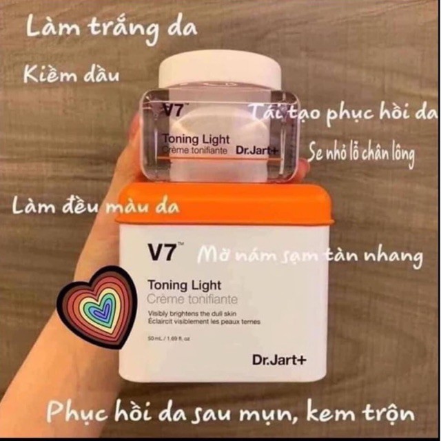 [Chính hãng]Kem dưỡng trắng da bật tone V7 full - Hàn quốc