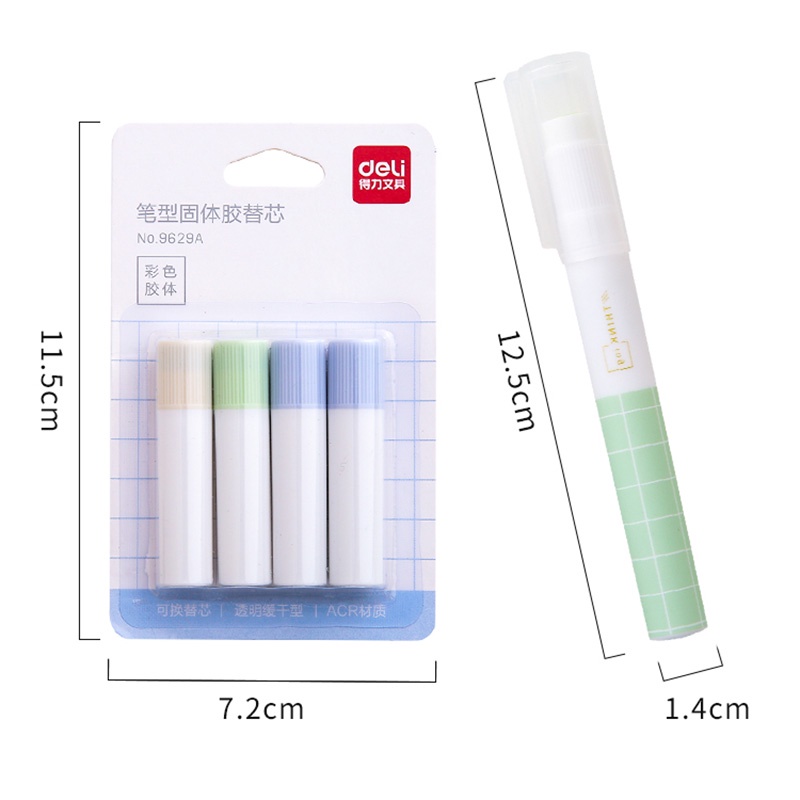 1 Cây Bút Keo Cứng Trong Suốt Siêu Dính Handmade Dành Cho Học Sinh Tiểu Học