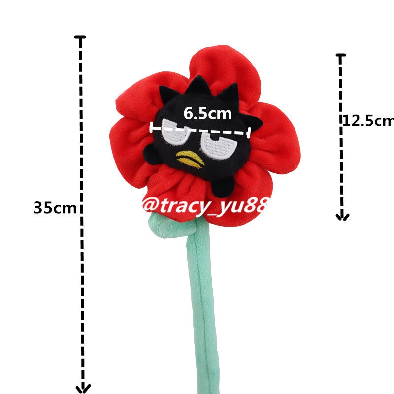 Dây Đeo Cổ Tay Nhồi Bông Họa Tiết Hoa Kuromi Hoạt Hình Nhật Bản Có Thể Uốn Cong Trang Trí Rèm Cửa