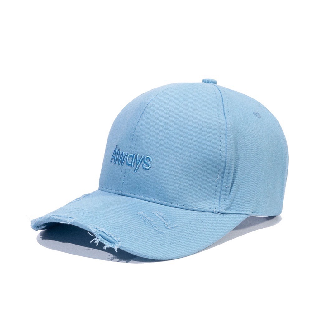 Mũ lưỡi trai Nón kết thêu chữ Away Moat Sega kiểu rách Fashion đa dạng mẫu 405 phong cách Ulzzang form unisex nam nữ