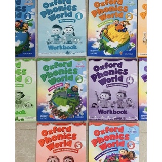 Oxford phonics world 1 2 3 4 5 cb & wb