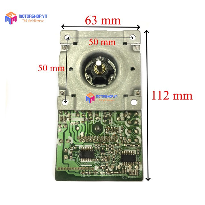 MTS Động Cơ Motor Brushless Không Chổi Than 3 Pha Chế Quạt 5V-35V 1.6A Trục 4mm
