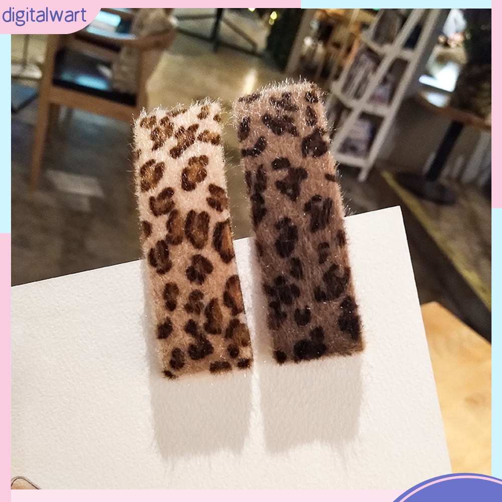 Kẹp Tóc Họa Tiết Da Báo Thời Trang Dành Cho Nữ