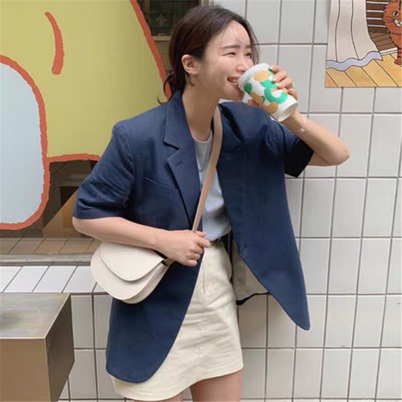 SET 3 MÓN : KHOÁC VEST + ÁO PULL XANH + CHÂN VÁY