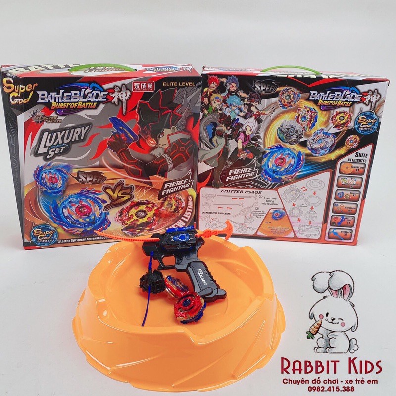 [CỰC SỐC] Bộ đồ chơi 4 Quay Beyblade và bàn đấu - Video,hình ảnh thật