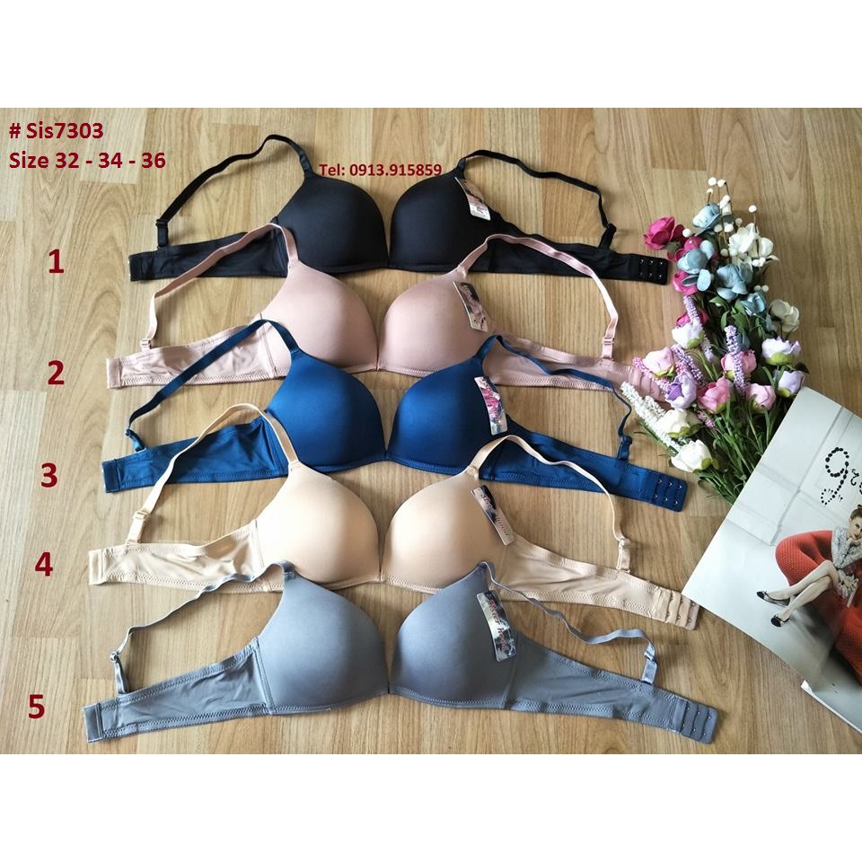 Áo ngực không gọng mút dày Sister Hood 7303