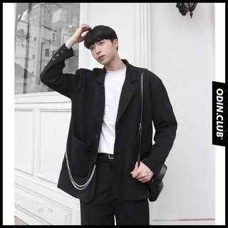 Blazer dài tay Chain, áo khoác Blazer dài tay unisex ODIN