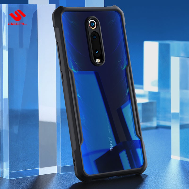 Ốp lưng XUNDD Redmi K20 / K20 Pro / Mi 9T / Mi 9T Pro, Mặt lưng trong suốt, Viền TPU, Chống sốc