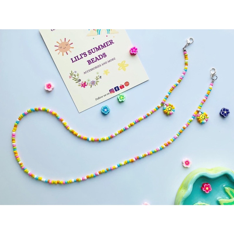 Dây đeo khẩu trang LILI DOPAMINE MASK CHAIN - LILI’S SUMMER BEADS