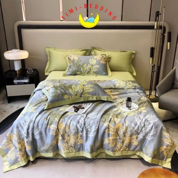 Chăn lụa thái mùa hè – Chăn hè lụa nhập khẩu cao cấp, mát mẻ 2x2,3m– Timibedding