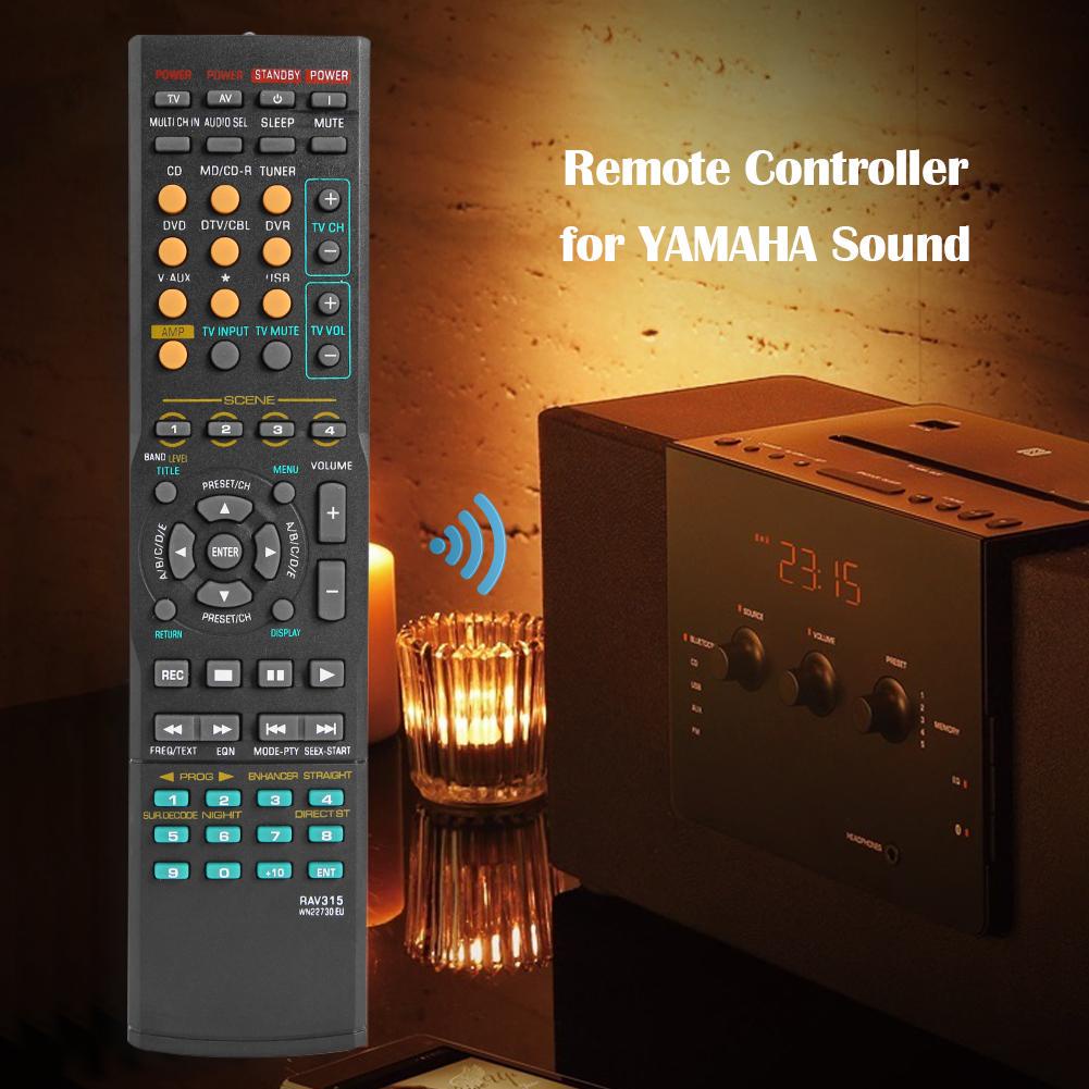 Điều Khiển Từ Xa Thông Minh Av315 Cho Loa yamaha amp dvd cd av rx-v461 Hr-6040 htr-6050 wn22730 eu wn22730eu wn22730eu