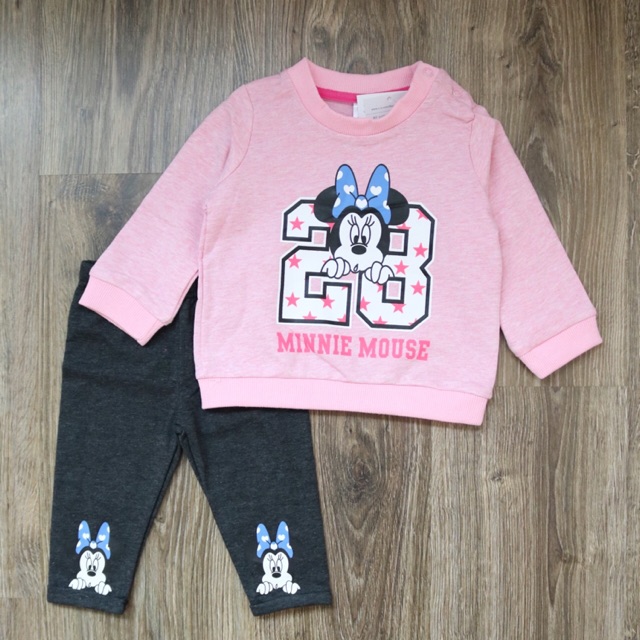 Freeship 99k toàn quốc_,Bộ nỉ hồng Mickey Baby Club
