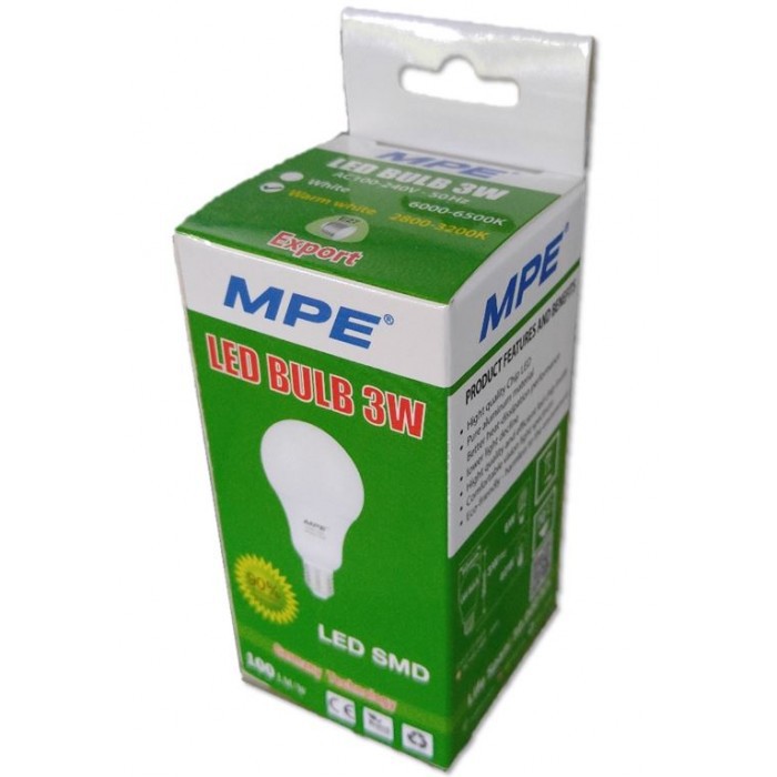 Đèn Led Bulb 3W MPE