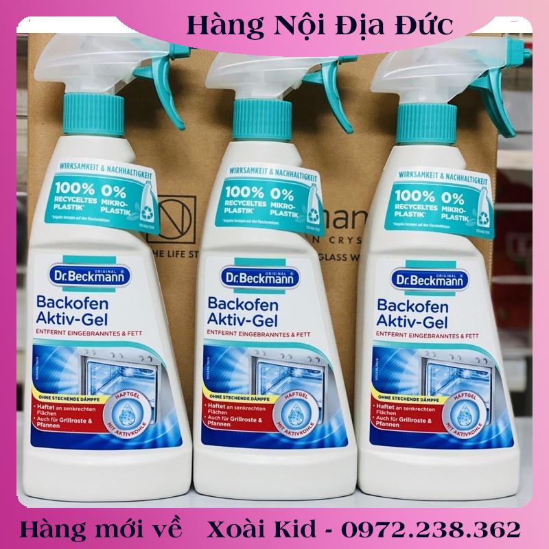 Dung dịch tẩy rửa vệ sinh lò vi sóng, lò nướng, nồi chiên không dầu DrBeckmann -Nội địa Đức Bill