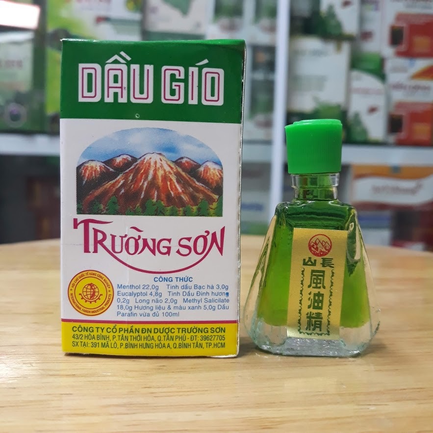 Dầu gió Trường Sơn xanh 2.5ml