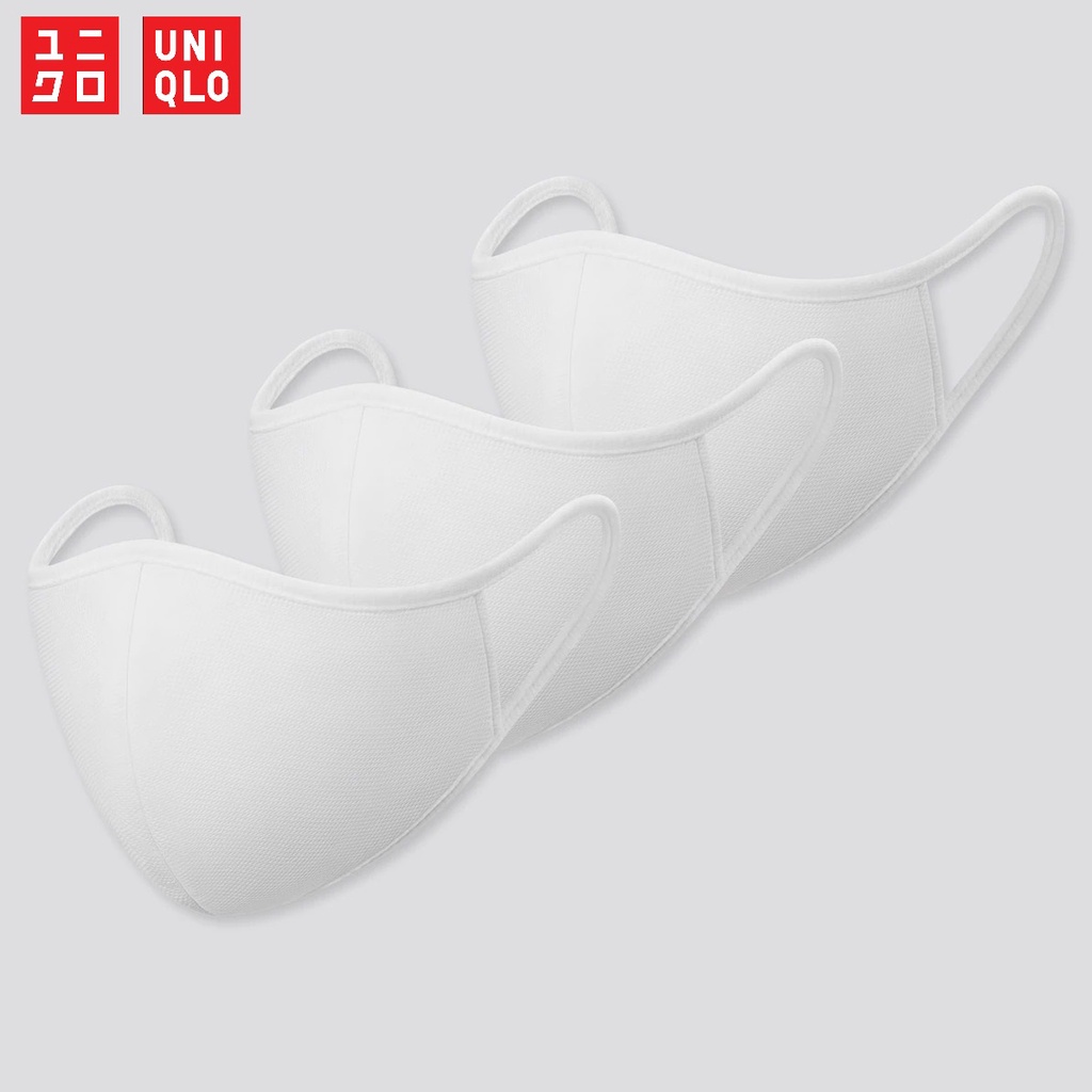 [Auth Uniqlo] Khẩu trang AIRism Uniqlo Túi 3 chiếc có thể giặt được