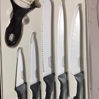 BỘ DAO SỨ NHÀ BẾP CAO CẤP 6 MÓN LOCK&LOCK KITCHEN KNIFE