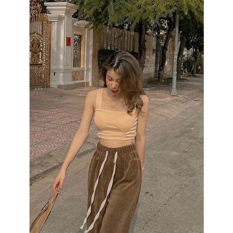 Áo Hai Dây Bản To Có Đệm Ngực Chất Bozip_Xưởng May Quang Anh