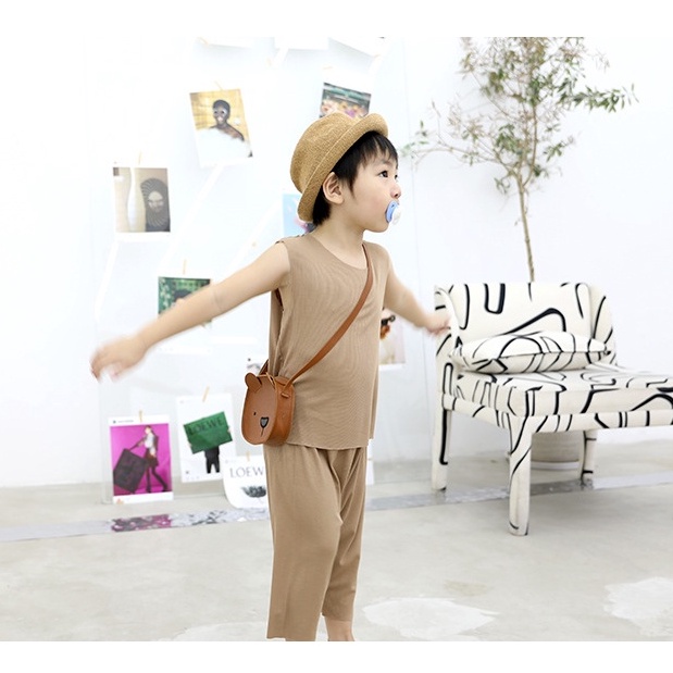 [MINKYMOM 2022] BỘ ĐỒ SÁT NÁCH QUẦN DÀI THUN TĂM LẠNH MINKY MOM QUẢNG CHÂU CHO BÉ