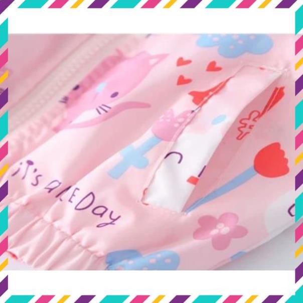 Áo khoác gió bé gái, áo khoác mỏng chất mềm mại cho bé gái, hàng Quảng Châu chất đẹp