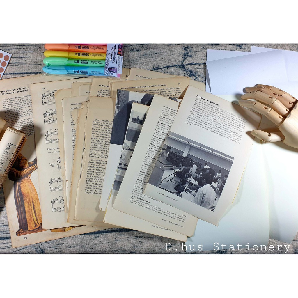 Cuộn Giấy Vintage Tổng Hợp