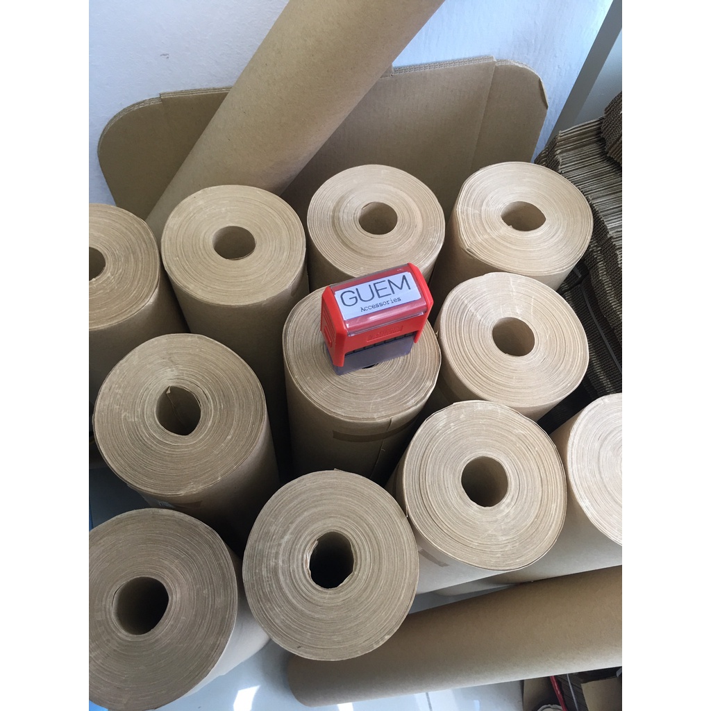 Cuộn giấy xi măng 1kg loại dày mịn dùng gói hàng tiêu chuẩn GUEM