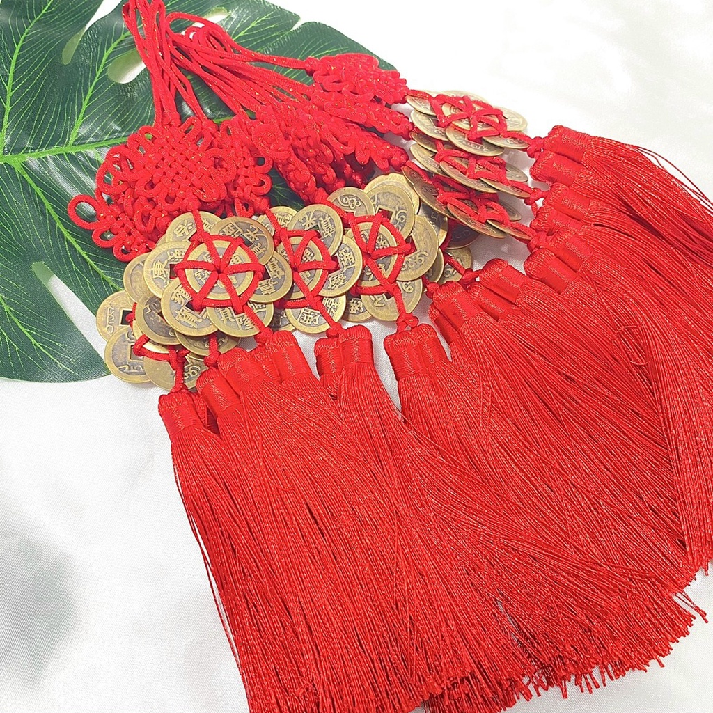 Dây Treo Xe Kim Tiên Hoa Mai và dây phật vàng - Hàng thủ công Siêu Đẹp