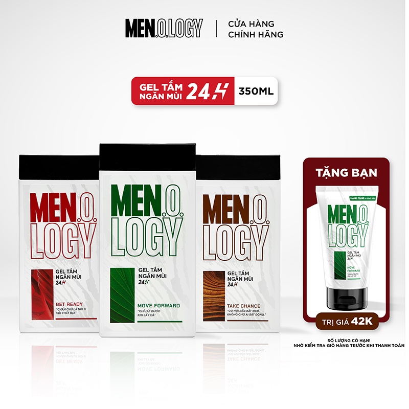 Gel Tắm Ngăn Mùi 24h Menology 350ml