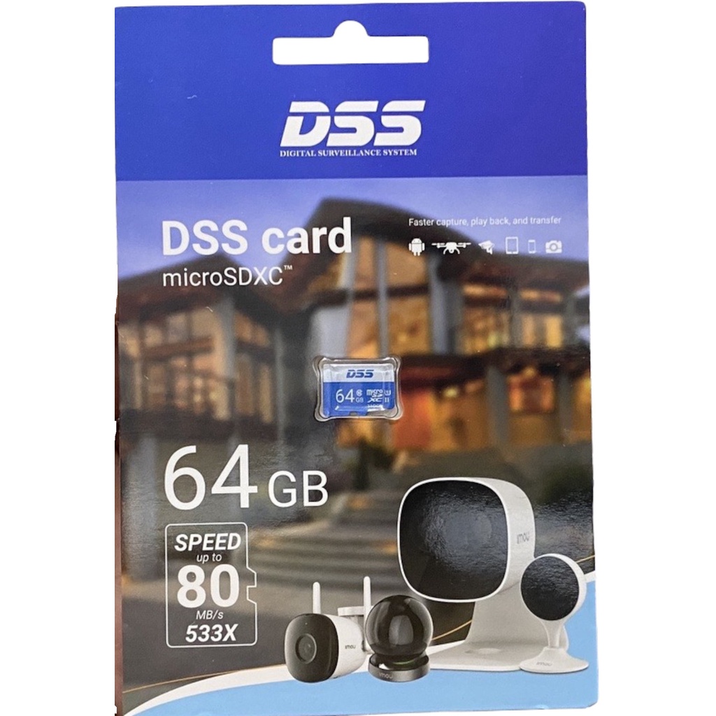 Thẻ nhớ DSS 64GB Class 10 tốc độ 80Mb/s Chính Hãng DSS phân phối