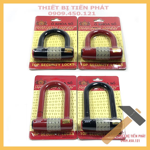☌❣▩Ổ Khóa Số Chọn Chữ U, Dạ Quang VƯƠNG NIỆM 4 Full Size, Thay Đổi Mật Khẩu Tùy Ý (Chính Hãng)