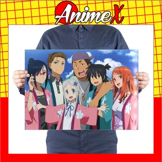 Tấm Poster Áp Phích Anime AnoHana - Đóa Hoa Ngày Ấy Dán Tường, Dán Kính, Trang Trí Nhà Cửa By AnimeX