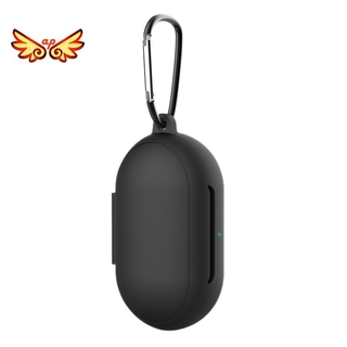 Hộp Đựng Tai Nghe Chống Sốc Chống Nước Màu Đen Bằng Silicone Cho Samsung Galaxy Bud 2019