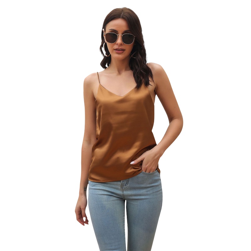 Áo Lửng Hai Dây Cổ V Gợi Cảm Cho Nữ