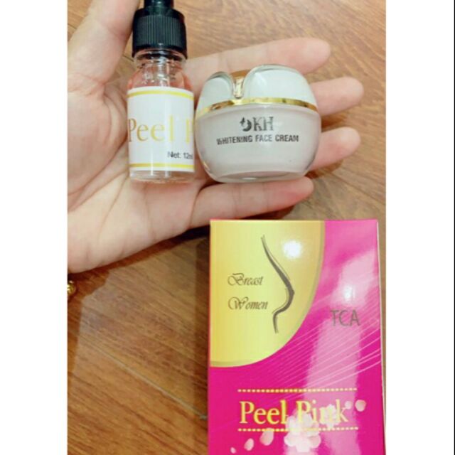 Peel nách, hồng nhũ hoa TCA