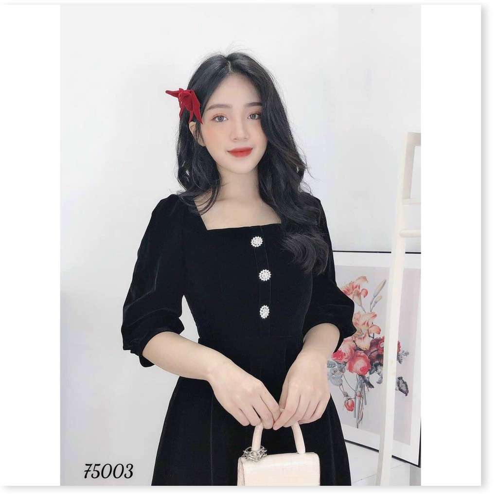 ĐẦM FORD DÁNG XÒE QUA GỐI,HỌA TIẾT TRƠN NHƯNG KHÔNG KẾM PHẦN SANG TRỌNG LANA FASHION