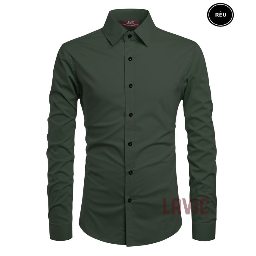 Áo sơ mi trơn form body LV-523 BIG SIZE | BigBuy360 - bigbuy360.vn