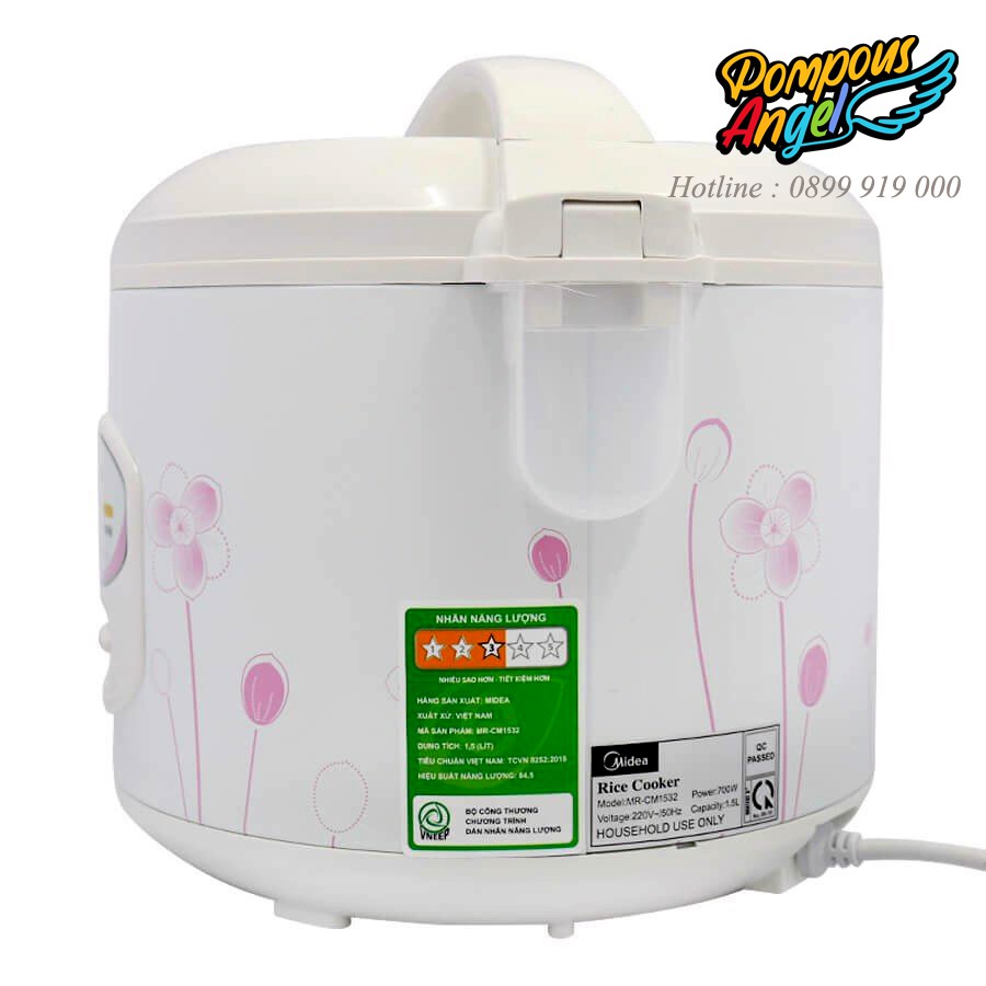 [Chính hãng] Nồi cơm điện từ , Nồi cơm điện đa năng, nồi cơm nắp gài thông minh MIDEA MR-CM1532 1.5L 700W chính hãng | BigBuy360 - bigbuy360.vn