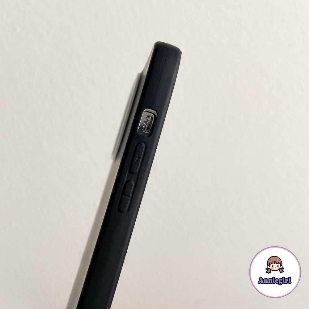 Ốp Điện Thoại Silicone Mềm Màu Đen Đơn Giản Chống Sốc 3 Trong 1 Cho IPhone 14 13 12 11 Pro Max X XR 8 7 Plus