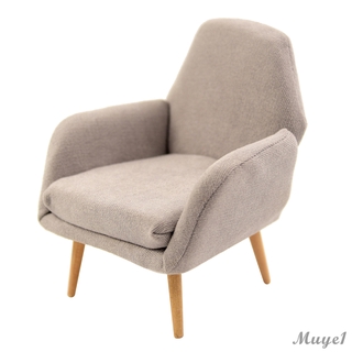 Ghế gỗ nội thất cho nhà búp bê tỉ lệ 1: 6