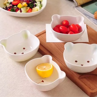 Bát ăn dặm hình gấu trắng