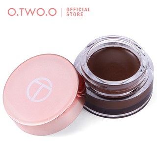 Kem Trang Điểm Lông Mày O.TWO.O Lâu Trôi Tiện Dụng Gồm 6 Màu Tuỳ Chọn Tích Hợp Cọ Trang Điểm 40g