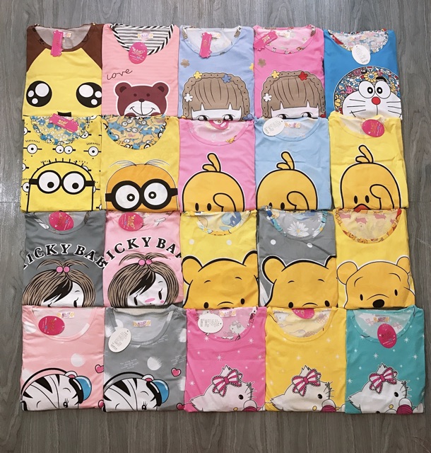Bộ Mặc Nhà Cotton Cute Tay Dài Quần Dài | BigBuy360 - bigbuy360.vn