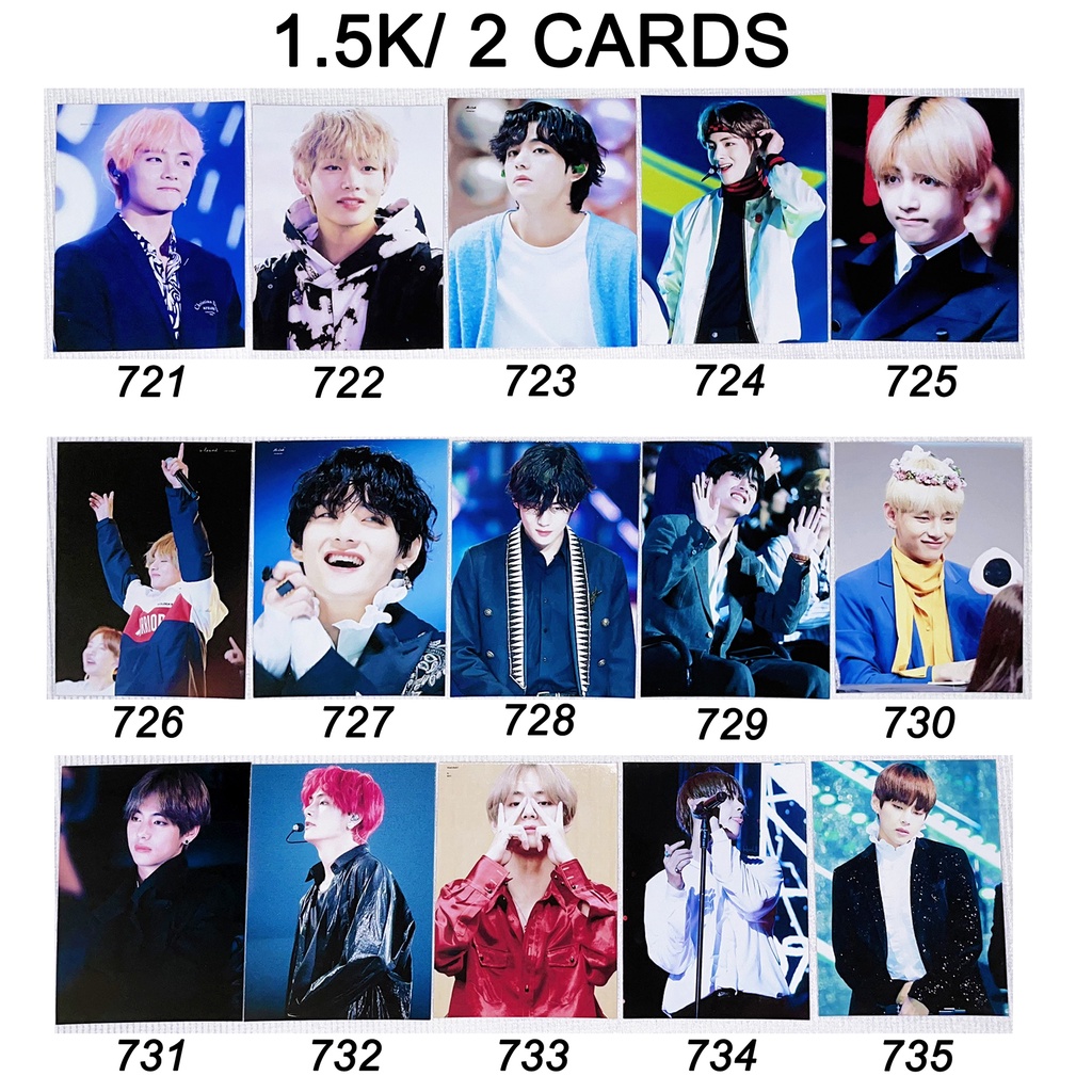 Sale set card V - BTS giá rẻ 6