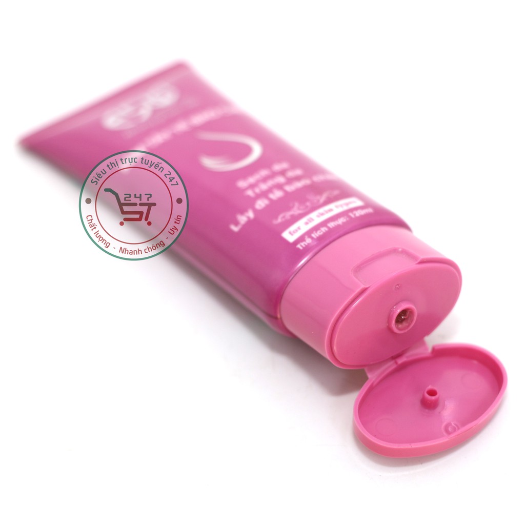 Kem tẩy tế bào chết - Sạch da - Trắng da E5 120ml (Tím)