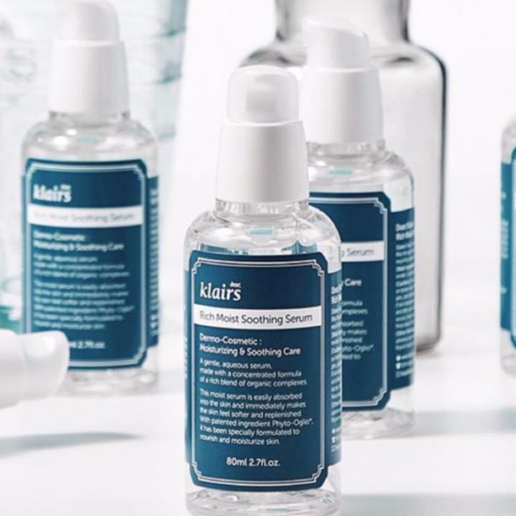 [Chính Hãng Klairs] Tinh Chất Dưỡng Ẩm Sâu Klairs Rich Moist Soothing Serum Korea