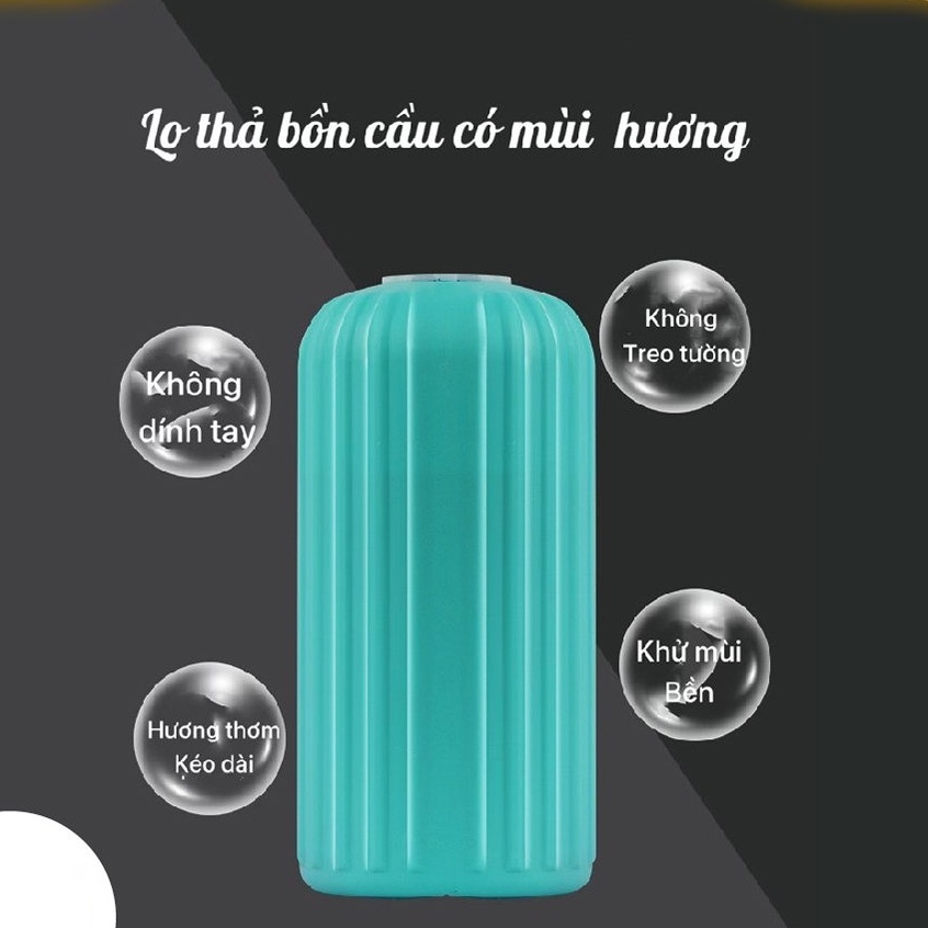 Lọ thả bồn cầu HQ LSM tẩy bồn cầu diệt khuẩn khử mùi cao cấp phiên bản mới nhất 4 hương thơm tự nhiên 180gram