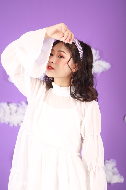 VÁY ĐI CHƠI/ĐI TIỆC/PROM - EMBROYDER DRESS - VÁY TAY DÀI ỐNG LOE | BigBuy360 - bigbuy360.vn