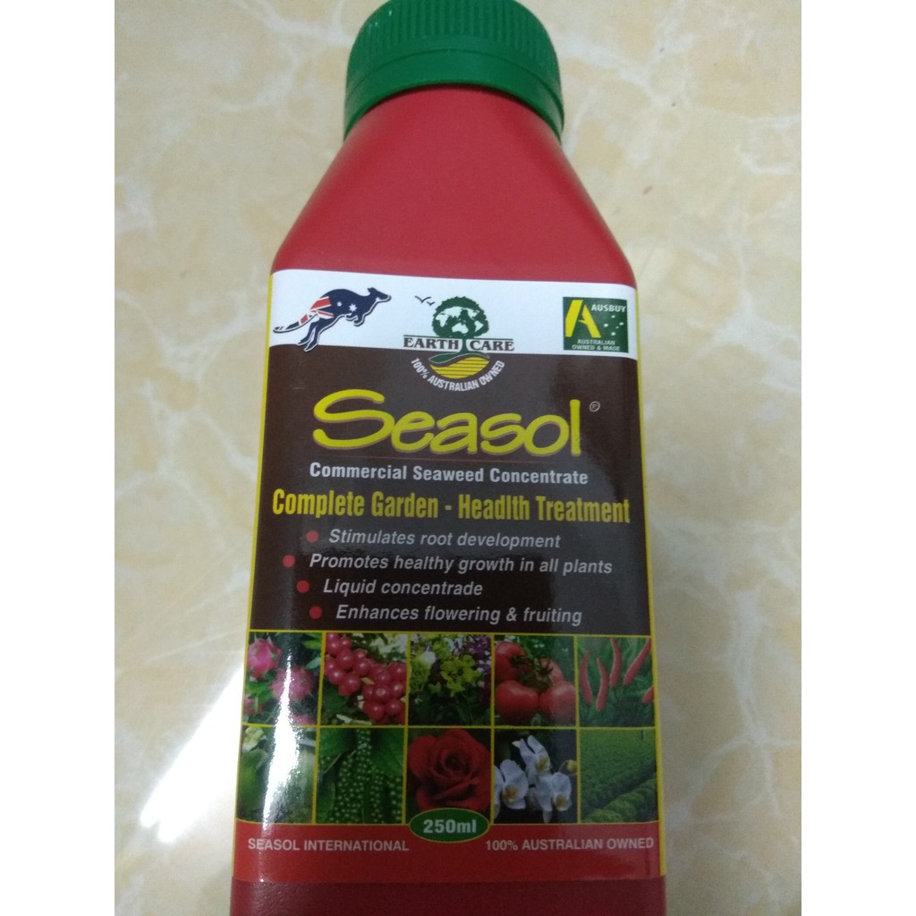 Phân bón lá đa trung vi lượng NK từ Úc SEASOL tốt rễ đẻ nhánh - chai 250ml