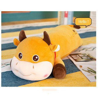 Gấu bông con bò mặt cười cao cấp Unigift